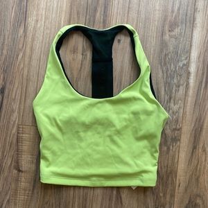 Lime green sports top -activewear